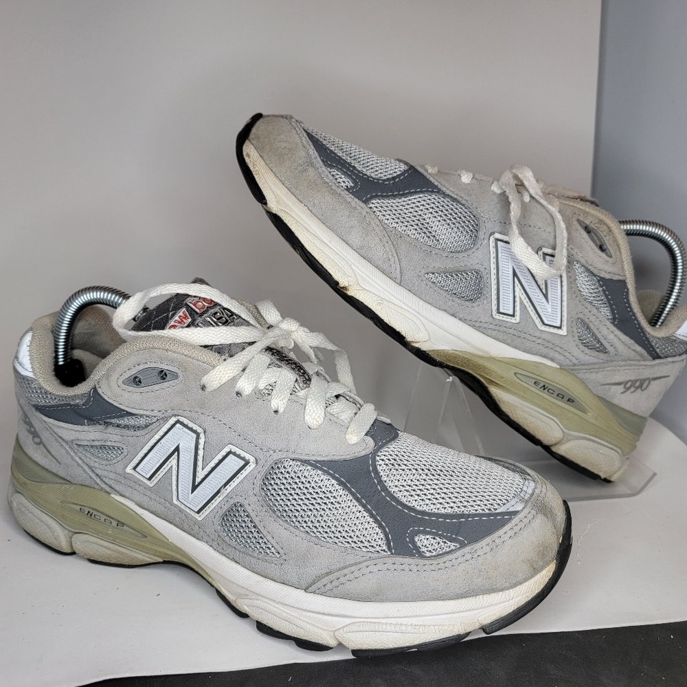 New Balance Womens 990 V3 W990GL3 Gray Running Shoes Sneakers Size 9D USA Made!!